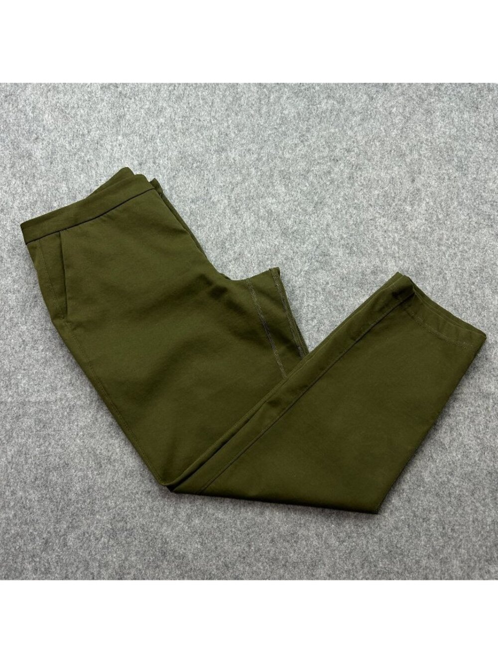 Lululemon City Trek Trouser Pants Women's Size 8 Olive Green Urbanite Twill